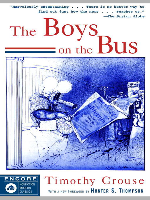 Title details for The Boys on the Bus by Timothy Crouse - Wait list